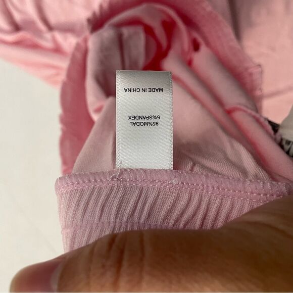 KOOLABURRA by UGG pink square cropped‎ lounge pants, elastic waist sz small - Picture 8 of 9